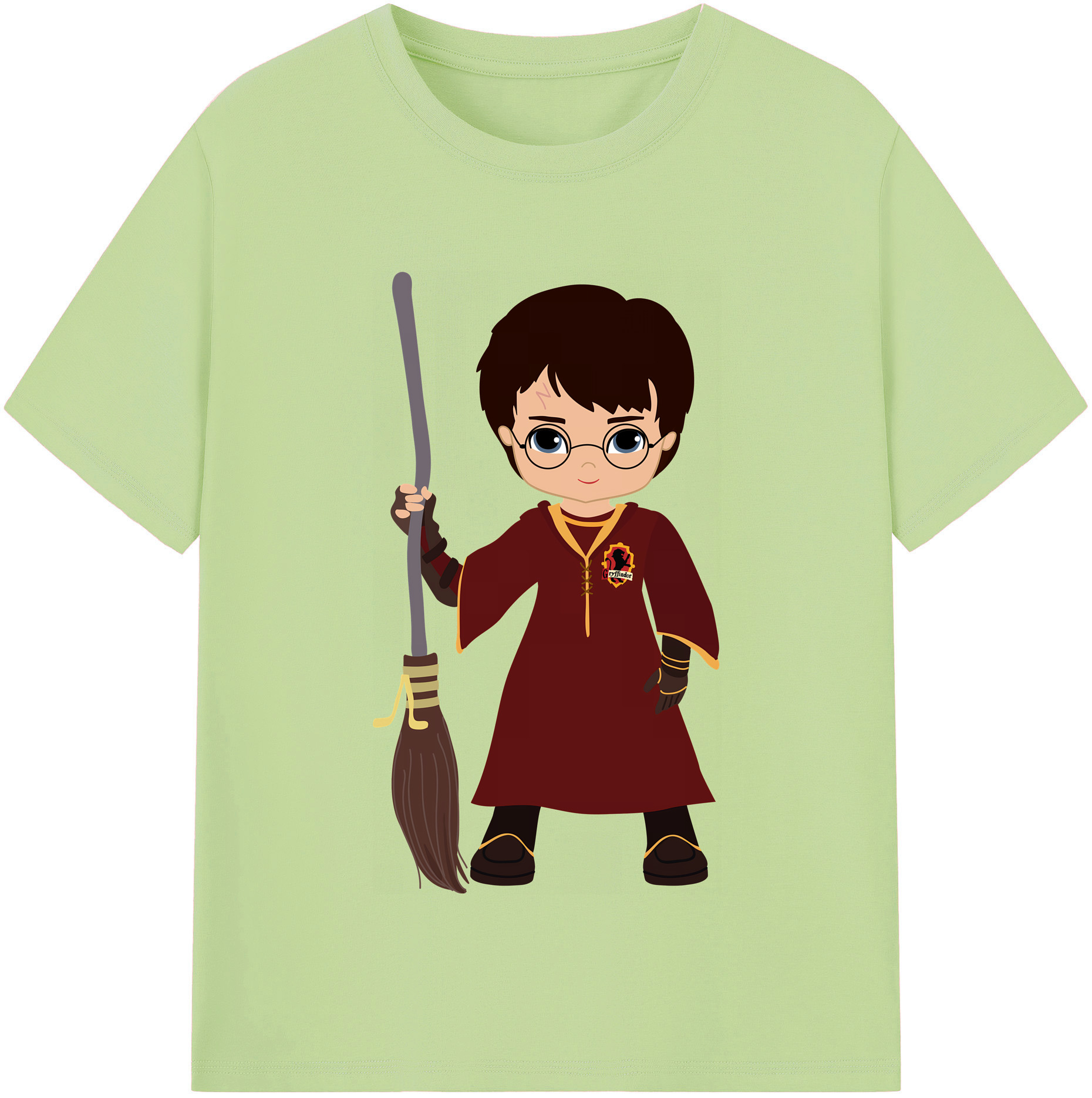 （画像用） Harry Potter ハリー・ポッターシリーズ 綿100％半袖Tシャツ（フロントプリント）